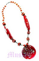 Single Row Resin Necklace - click here for large view